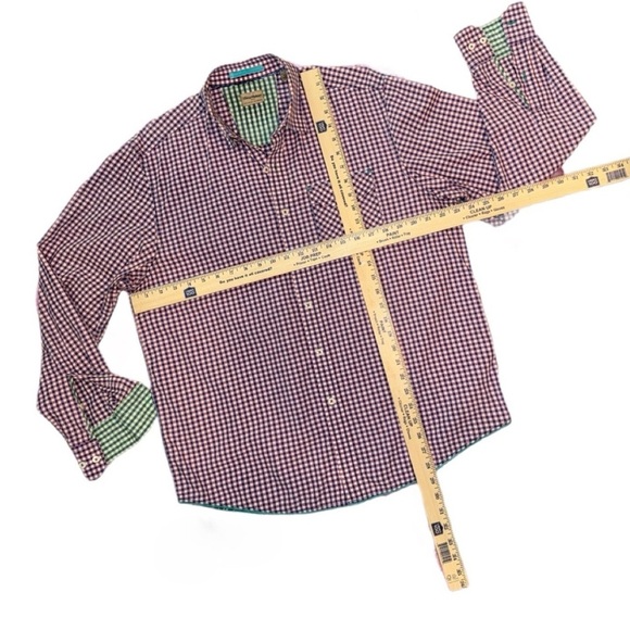 Tommy Bahama Gingham Button-Up Shirt Men’s Large Vintage-Inspired - Picture 10 of 16